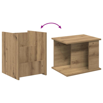 Scaffale per riviste Rovere artigianale 35 x 35 x 45 cm