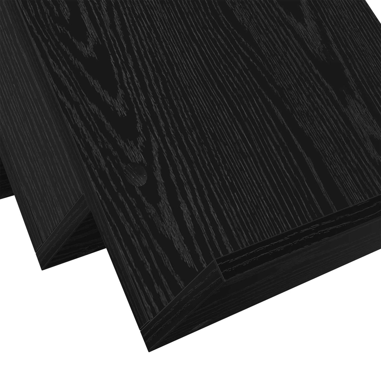 Scaffale per riviste Rovere Nero 53 x 40 x 28.5 cm