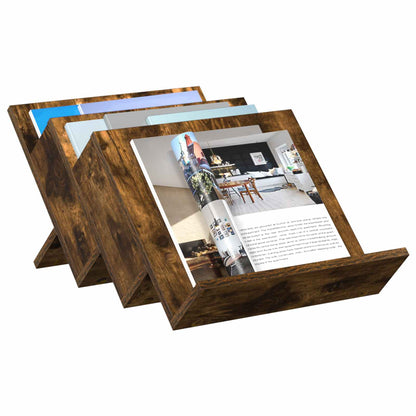 Scaffale per riviste Rovere fumé 53 x 40 x 28,5 cm | homemem39