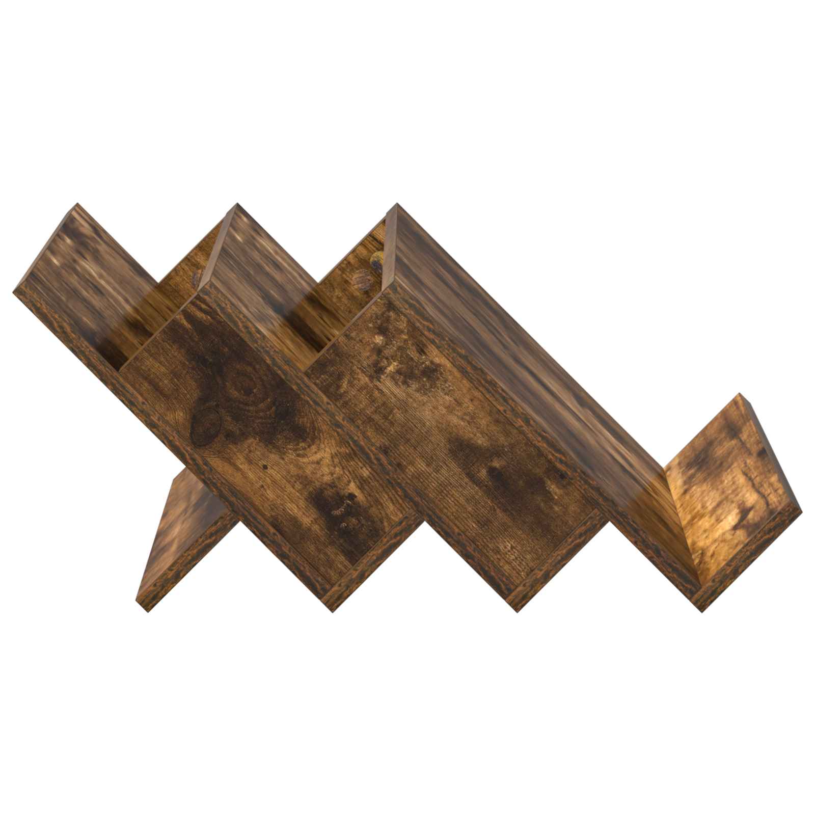 Scaffale per riviste Rovere fumé 53 x 40 x 28,5 cm | homemem39