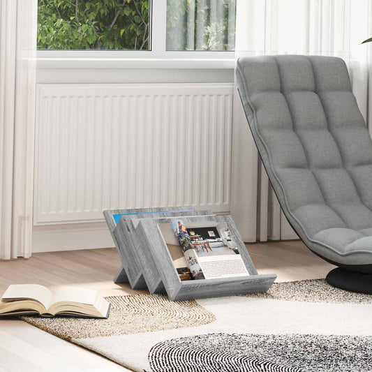 Scaffale per riviste Grigio Sonoma 53 x 40 x 28.5 cm