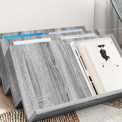 Scaffale per riviste Grigio Sonoma 65 x 53 x 28,5 cm