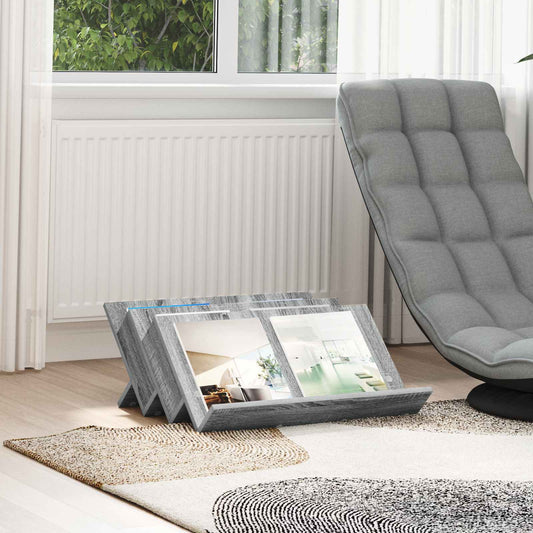 Scaffale per riviste Grigio Sonoma 65 x 53 x 28,5 cm