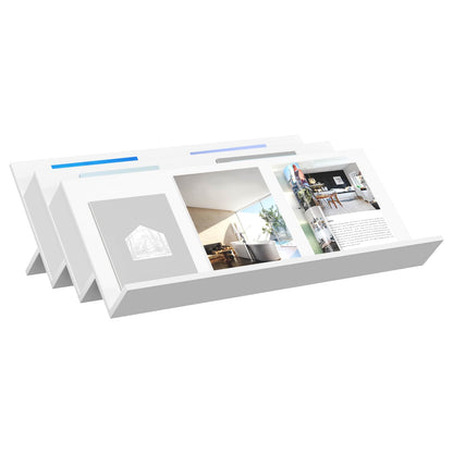 Scaffale per riviste Bianco 90 x 53 x 28,5 cm Legno multistrato