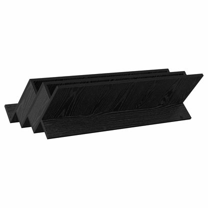 Scaffale per riviste Rovere Nero 90 x 53 x 28,5 cm