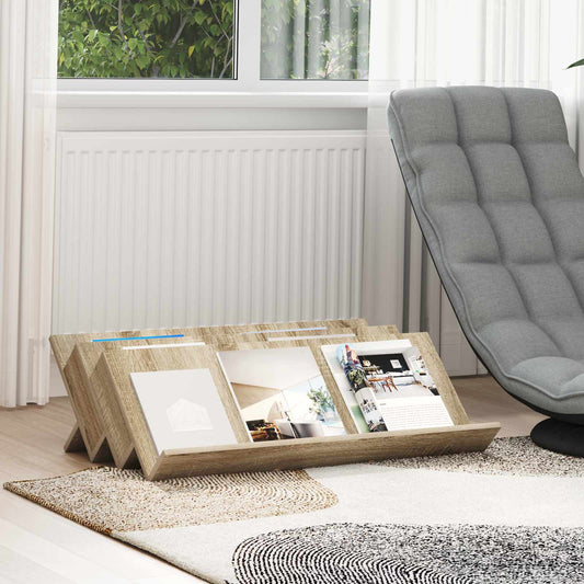 Scaffale per riviste Rovere Sonoma 90 x 53 x 28,5 cm