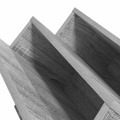 Scaffale per riviste Grigio Sonoma 90 x 53 x 28,5 cm