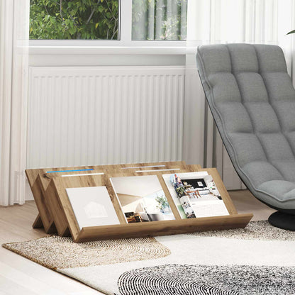 Scaffale per riviste Rovere artigianale 90 x 53 x 28,5 cm