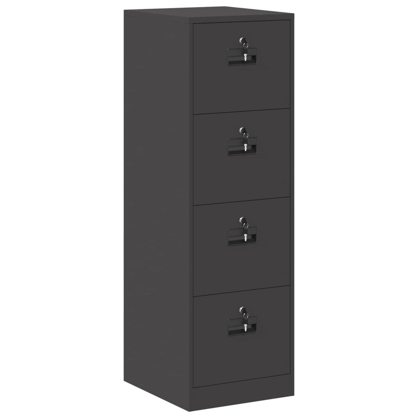 Armadio per File con cassetto 2 pcs Nero 44 x 50 x 139 cm | homemem39