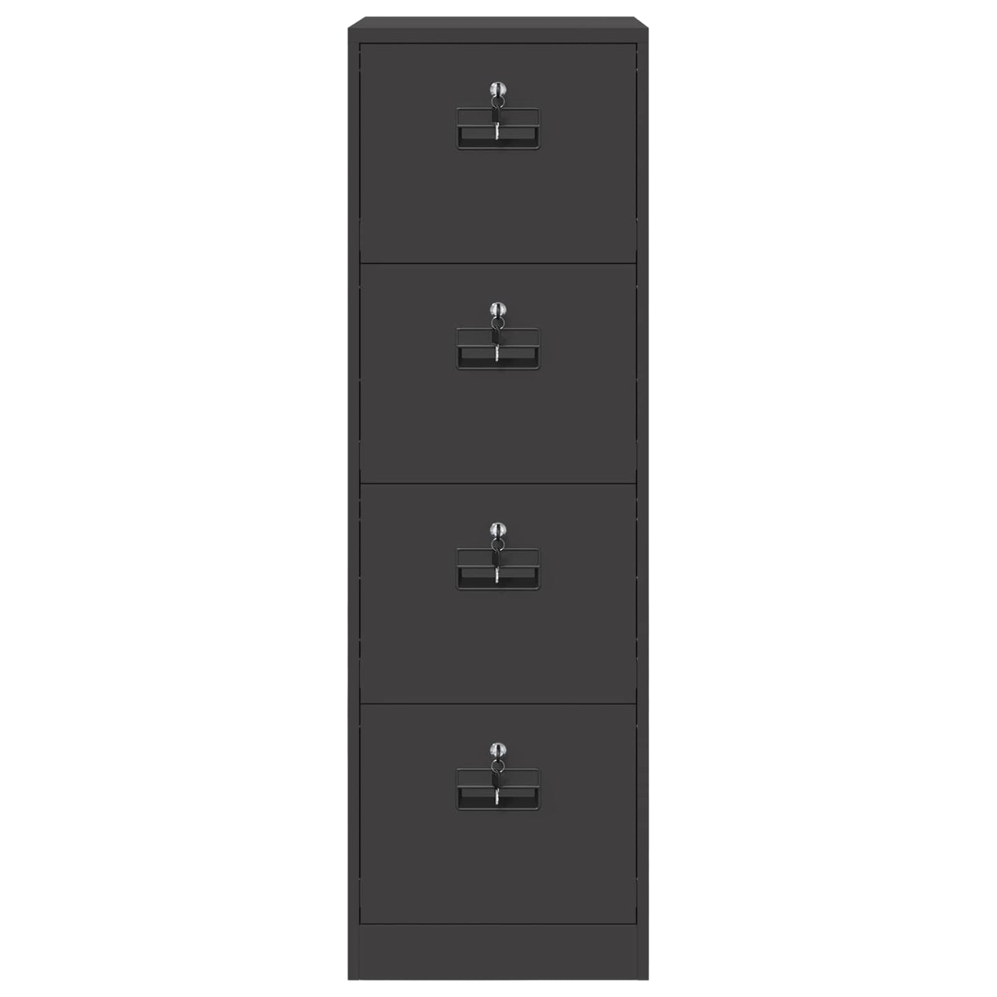 Armadio per File con cassetto 2 pcs Nero 44 x 50 x 139 cm | homemem39
