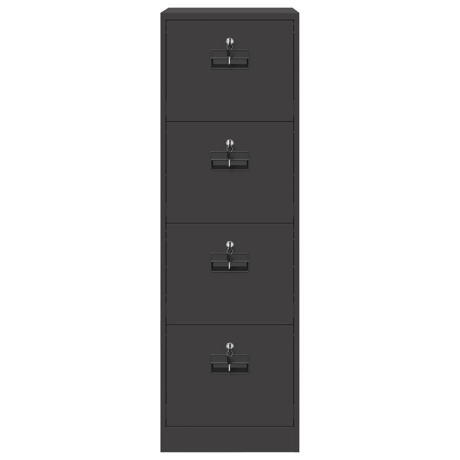 Armadio per File con cassetto 2 pcs Nero 44 x 50 x 139 cm | homemem39
