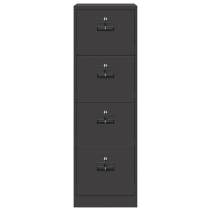 Armadio per File con cassetto 2 pcs Nero 44 x 50 x 139 cm | homemem39