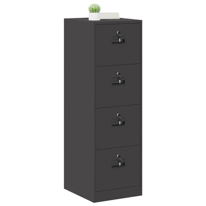 Armadio per File con cassetto 2 pcs Nero 44 x 50 x 139 cm | homemem39