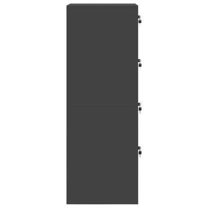 Armadio per File con cassetto 2 pcs Nero 44 x 50 x 139 cm | homemem39