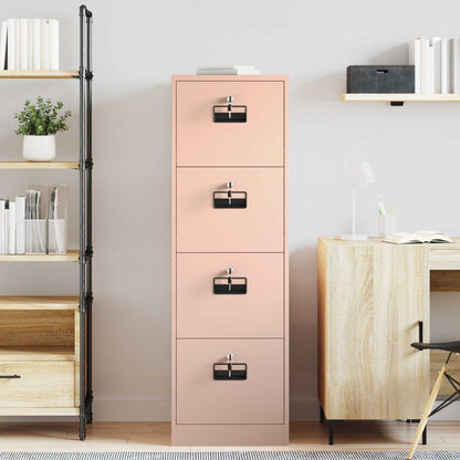 Armadio per File con cassetto 2 pcs Rosa 44 x 50 x 139 cm