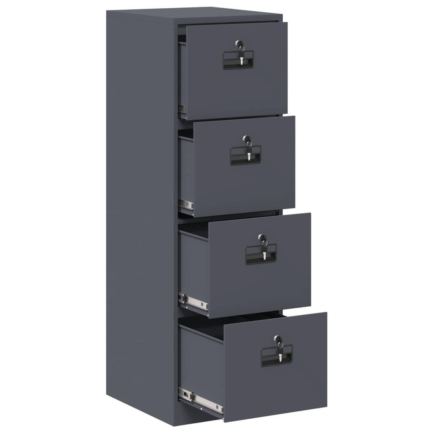 Armadio per File con cassetto 2 pcs Antracite 44 x 50 x 139 cm | homemem39