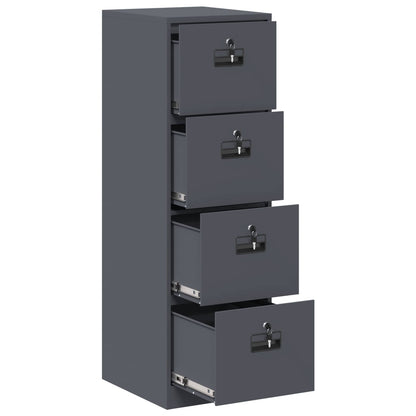 Armadio per File con cassetto 2 pcs Antracite 44 x 50 x 139 cm | homemem39