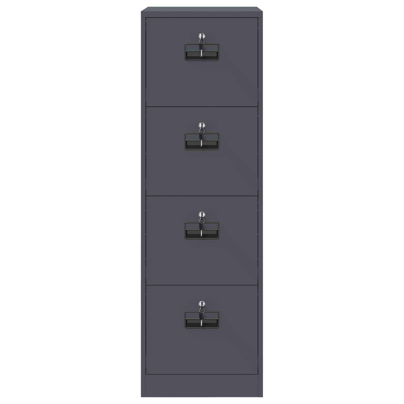 Armadio per File con cassetto 2 pcs Antracite 44 x 50 x 139 cm | homemem39