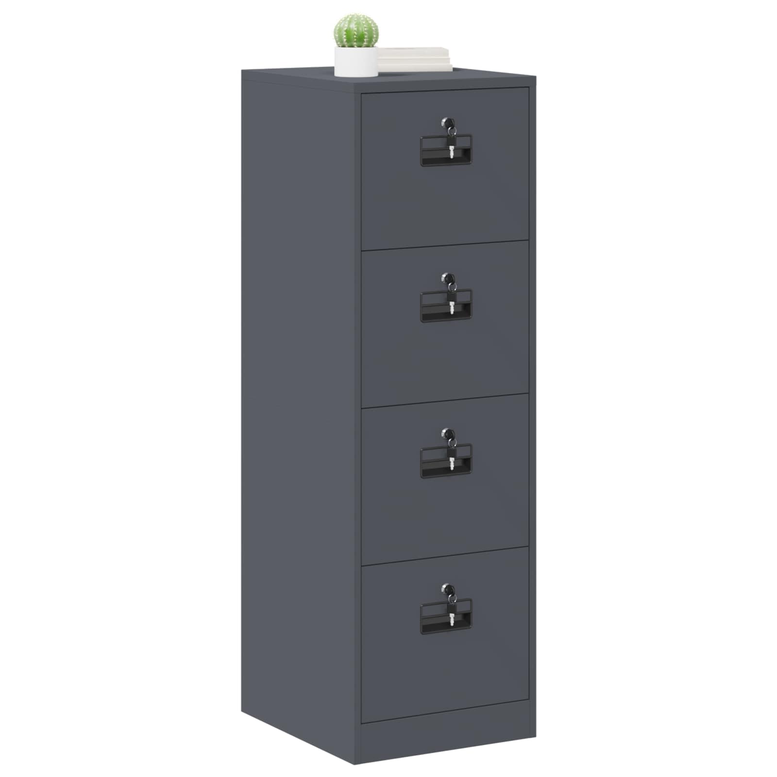 Armadio per File con cassetto 2 pcs Antracite 44 x 50 x 139 cm | homemem39