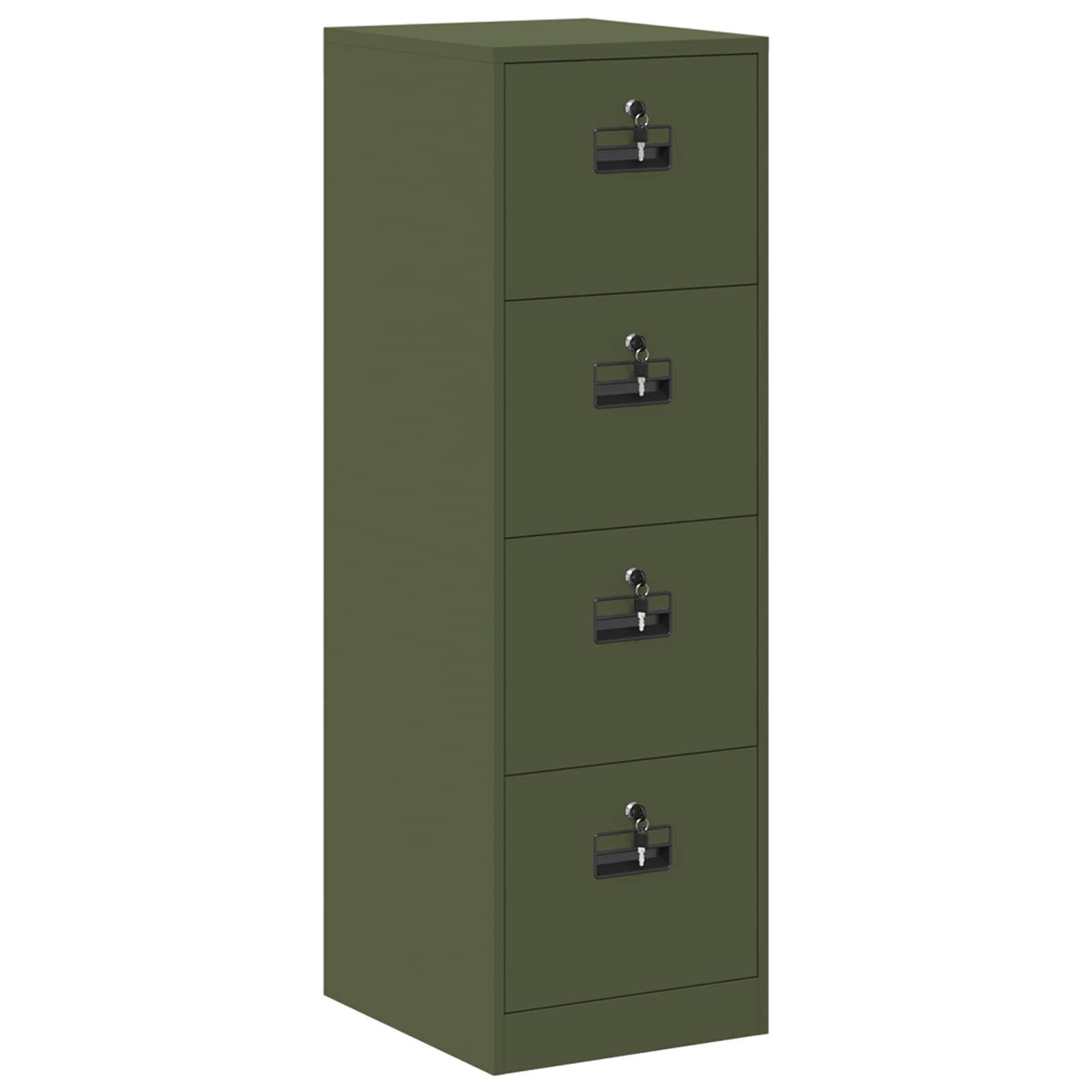 Armadio per File Geometrico 2 pcs Verde oliva 44 x 50 x 139 cm | homemem39