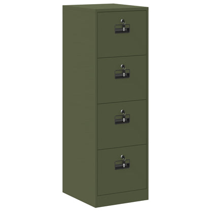 Armadio per File Geometrico 2 pcs Verde oliva 44 x 50 x 139 cm | homemem39