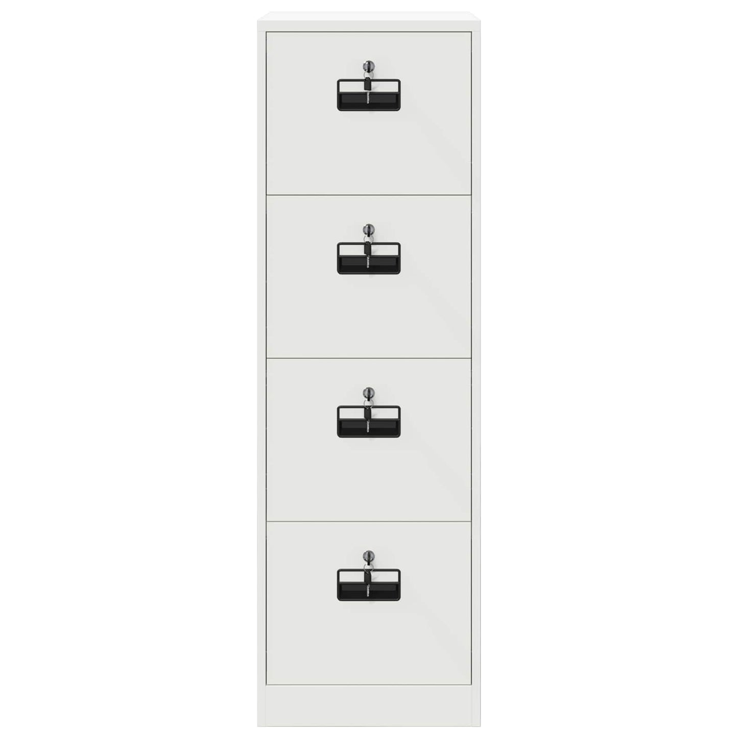 Armadio per File con cassetto 2 pcs Bianco 44 x 50 x 139 cm