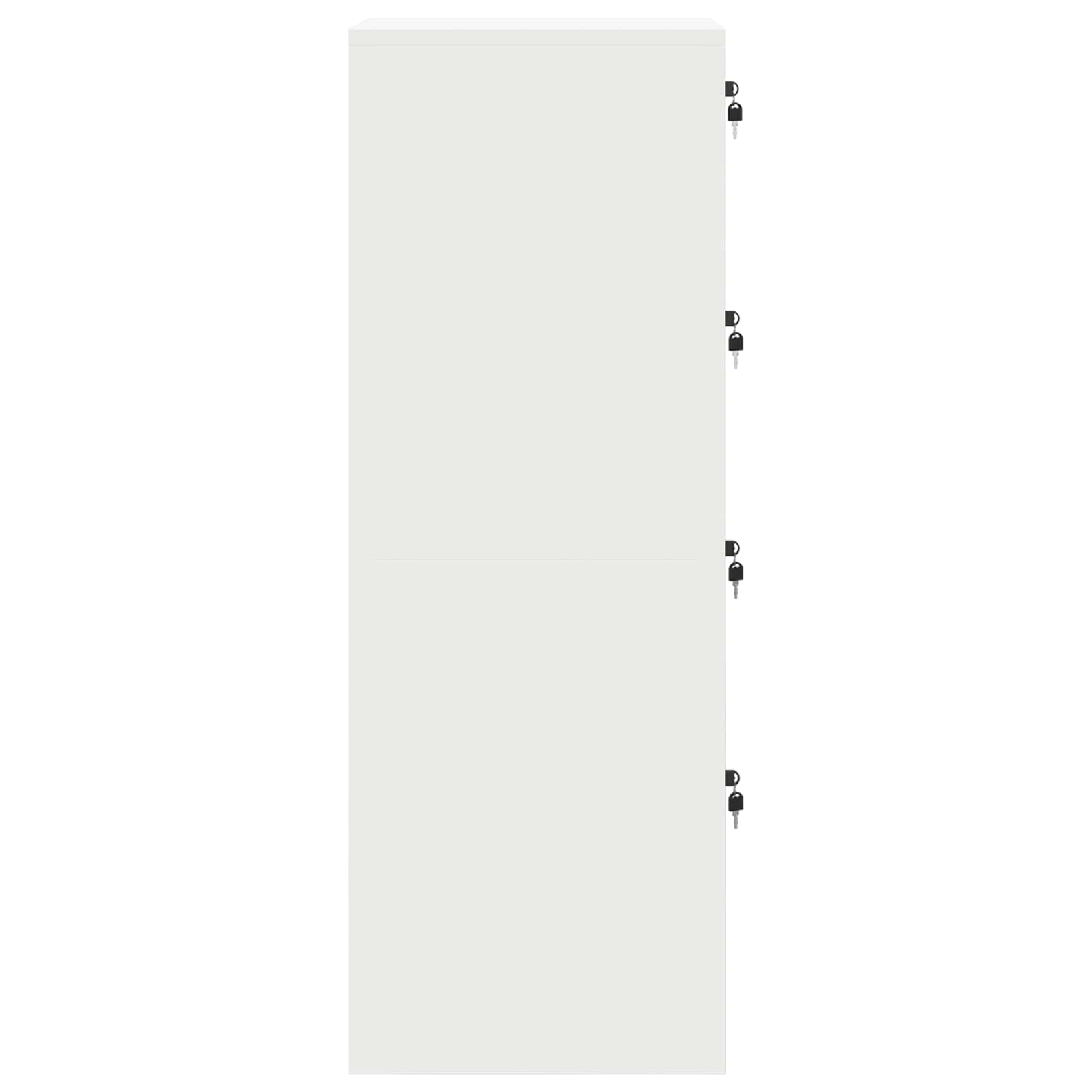Armadio per File con cassetto 2 pcs Bianco 44 x 50 x 139 cm | homemem39