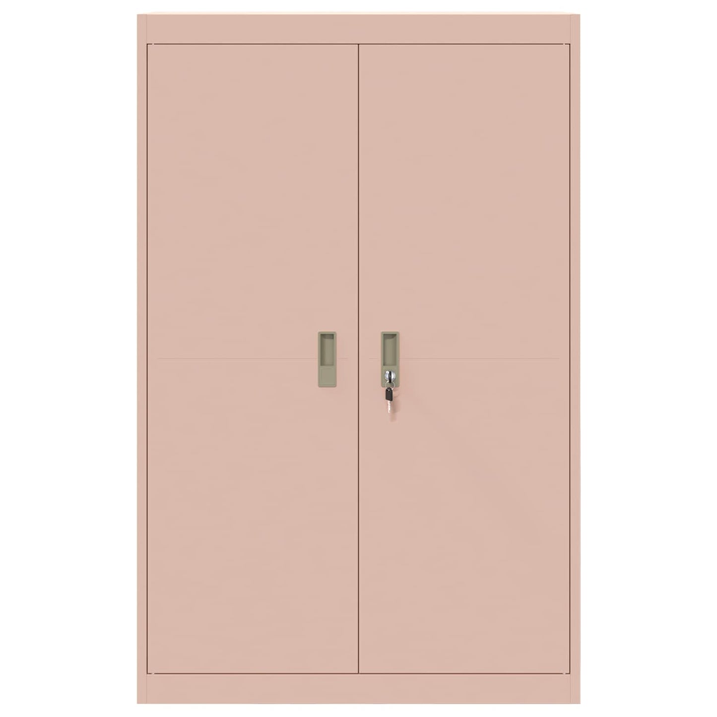 Armadio 2 pcs Rosa 90 x 40 x 140 cm Acciaio laminato a freddo