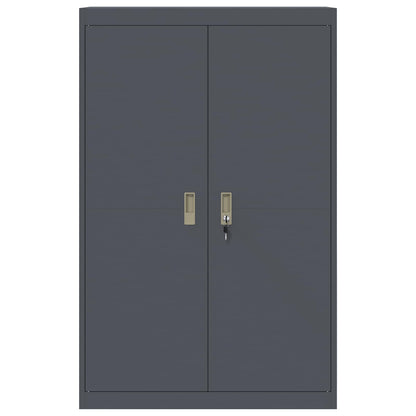 Armadio con archiviazione 2 pcs Antracite 90 x 40 x 140 cm