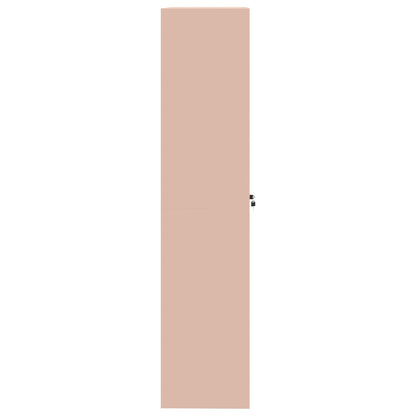 Armadio 2 pcs Rosa 90 x 40 x 180 cm Acciaio laminato a freddo