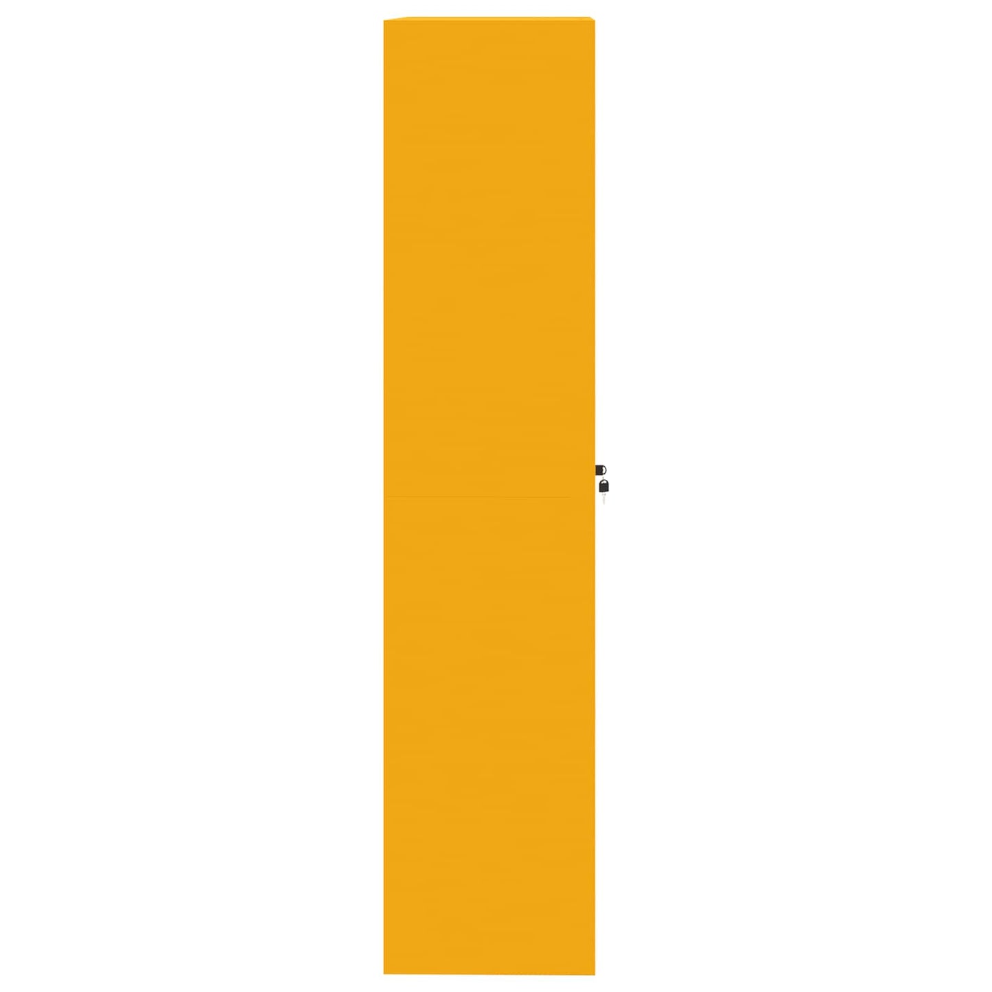 Armadio con archiviazione 2 pcs Giallo senape 90 x 40 x 180 cm