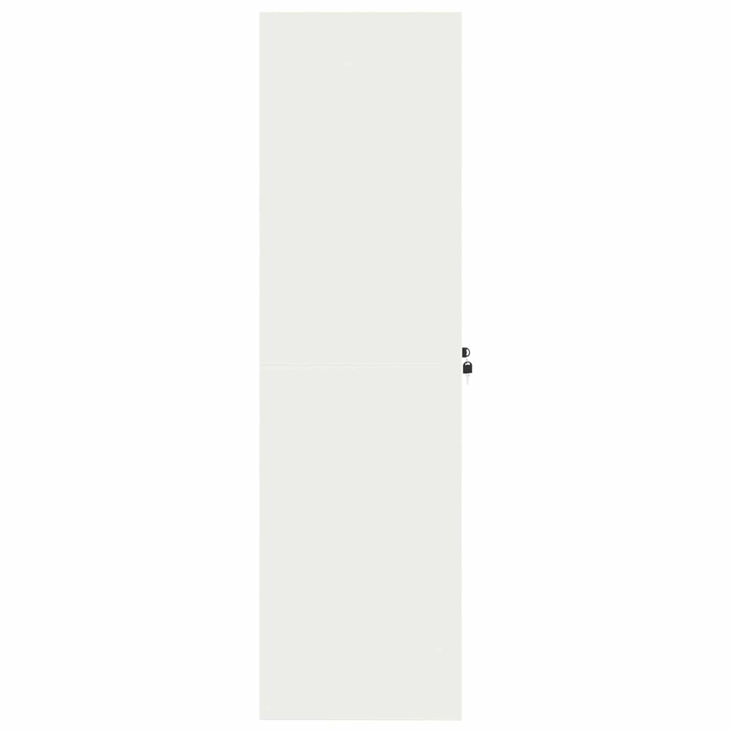 Armadio 2 pcs Bianco 80 x 40 x 140 cm Acciaio laminato a freddo