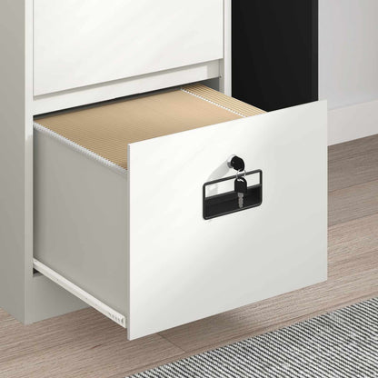 Armadio con archiviazione 2 pcs Verde oliva 80 x 40 x 180 cm