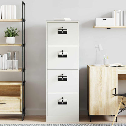 Armadio 2 pcs Bianco 80 x 40 x 180 cm Acciaio laminato a freddo