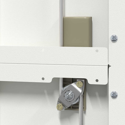 Armadio con archiviazione 2 pcs Giallo senape 80 x 40 x 200 cm