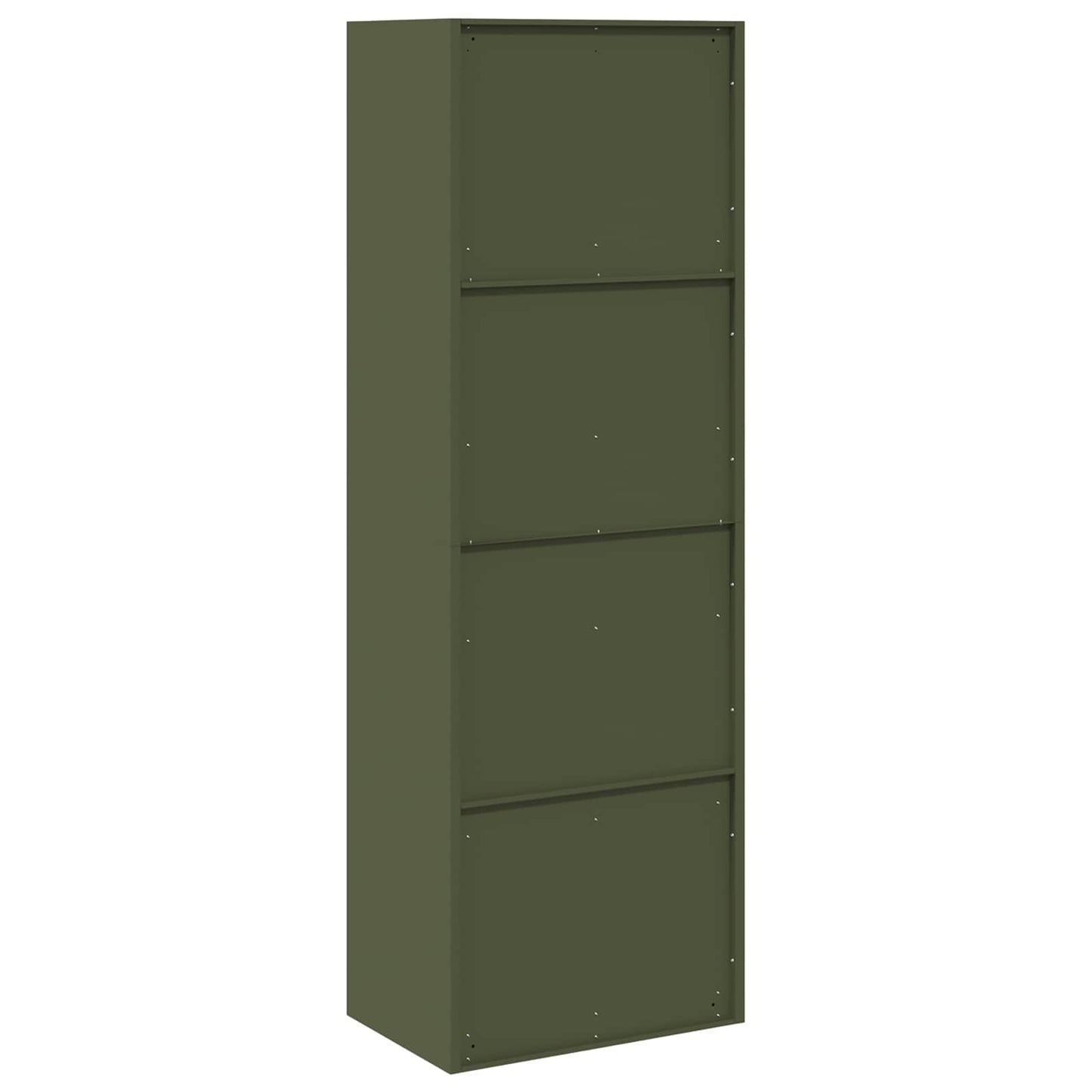 Armadio con archiviazione 2 pcs Verde oliva 60 x 40 x 180 cm