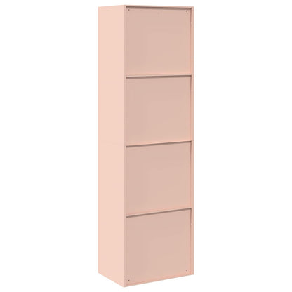 Armadio 2 pcs Rosa 60 x 40 x 200 cm Acciaio laminato a freddo