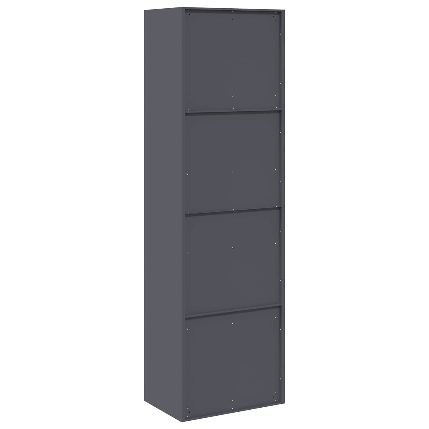 Armadio con archiviazione 2 pcs Antracite 60 x 40 x 200 cm
