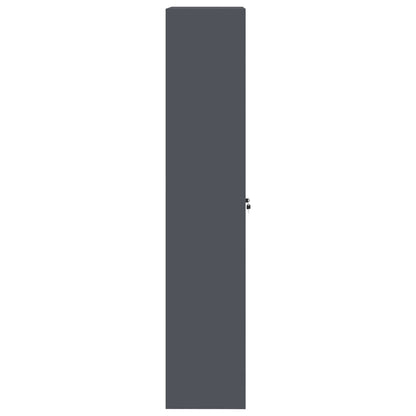 Armadio con archiviazione 2 pcs Antracite 60 x 40 x 200 cm