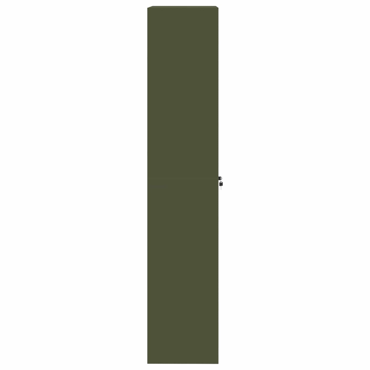 Armadio con archiviazione 2 pcs Verde oliva 60 x 40 x 200 cm