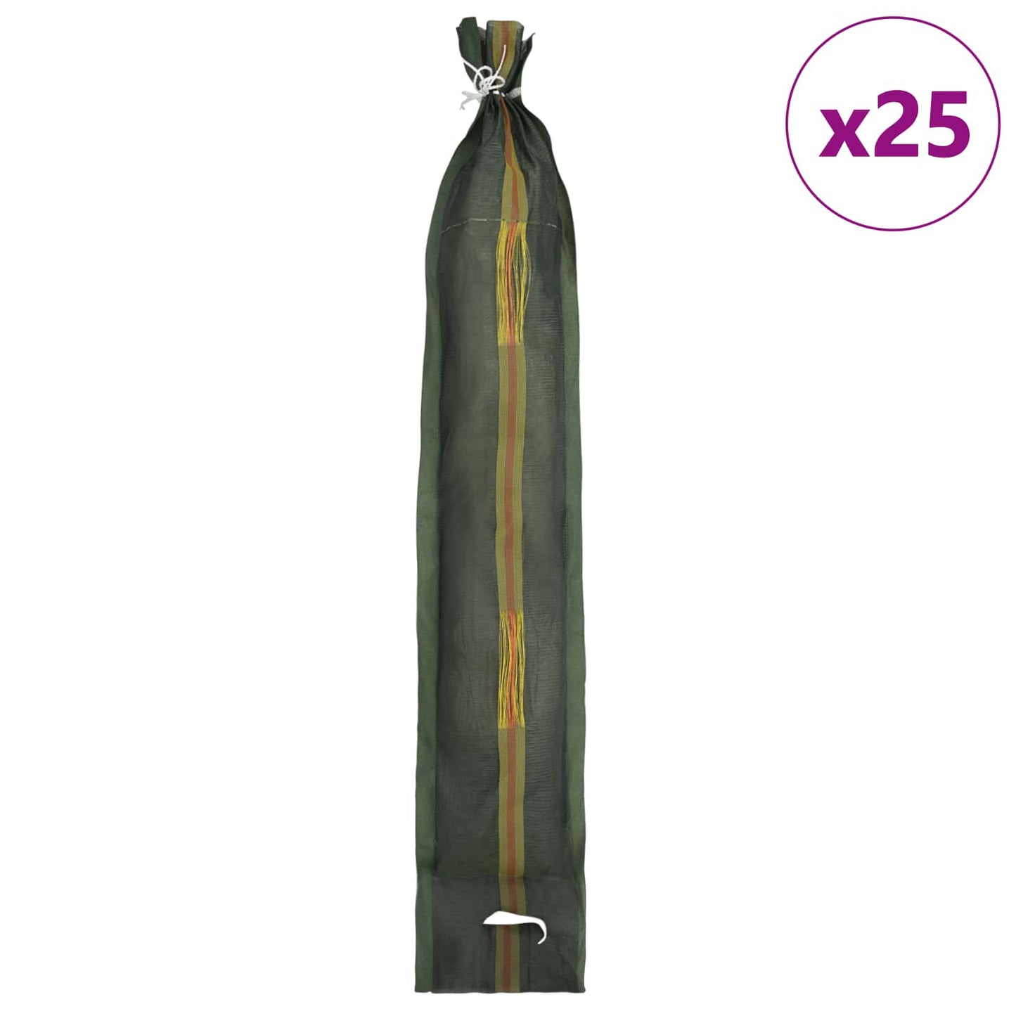 Sacchi di sabbia 25 pcs Verde Scuro 120 x 27 cm HDPE | homemem39