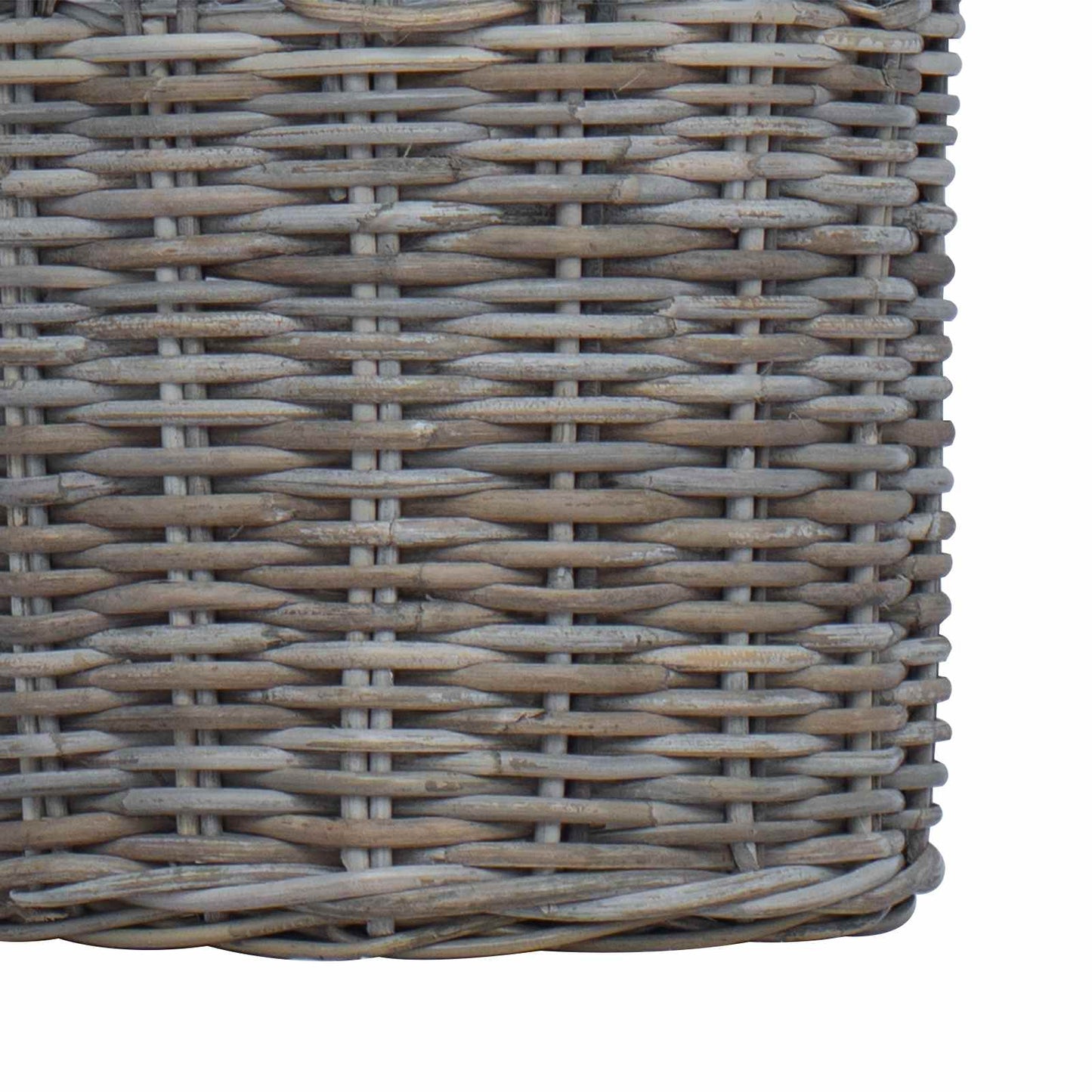 Cestino per piante con archiviazione 2 pcs Grigio Rattan Lacak | homemem39