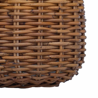 Cestino per piante con archiviazione 2 pcs Marrone Rattan Lacak | homemem39