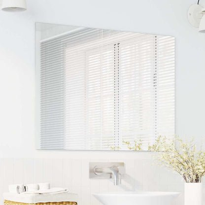 Specchio da parete Rettangolare 80 x 60 cm vetro temperato | homemem39