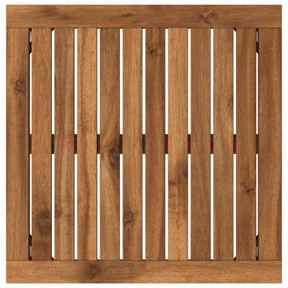 Tavolino da salotto Naturale e Bianco 49 x 48,5 x 36 cm