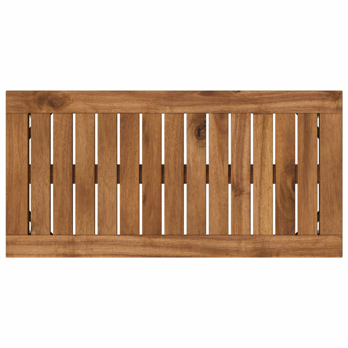 Tavolino da salotto Naturale e Bianco 60,5 x 30 x 36 cm