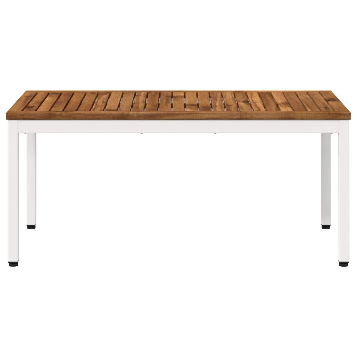 Tavolino da salotto Naturale e Bianco 49 x 100,5 x 45 cm