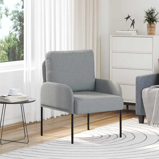 Divani con cuscino 55cm Grigio chiaro Legno compensato | homemem39