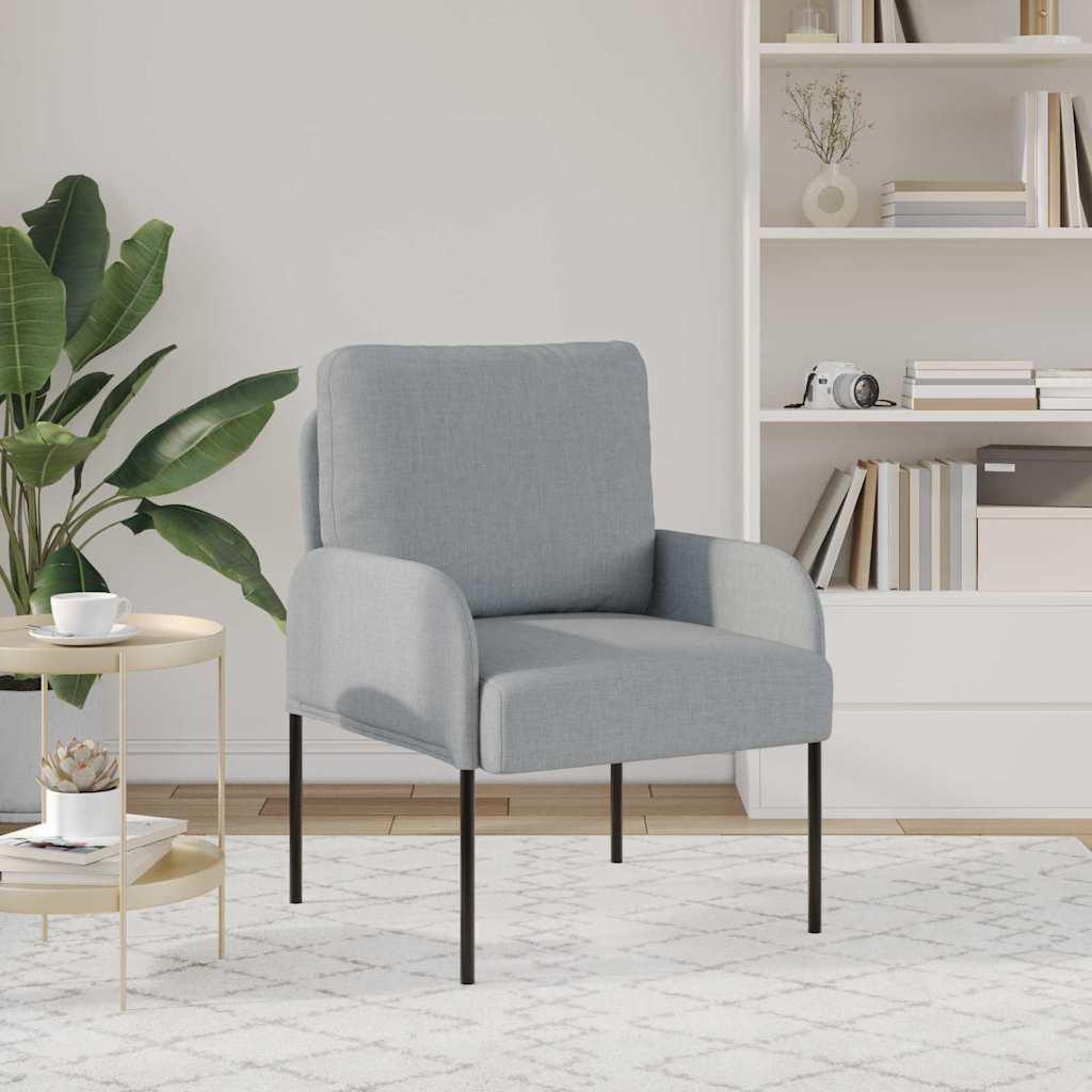 Divani con cuscino 55cm Grigio chiaro Legno compensato | homemem39