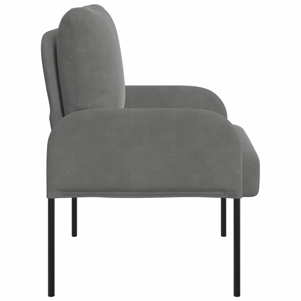 Divani con cuscino 55cm Grigio scuro Legno compensato | homemem39